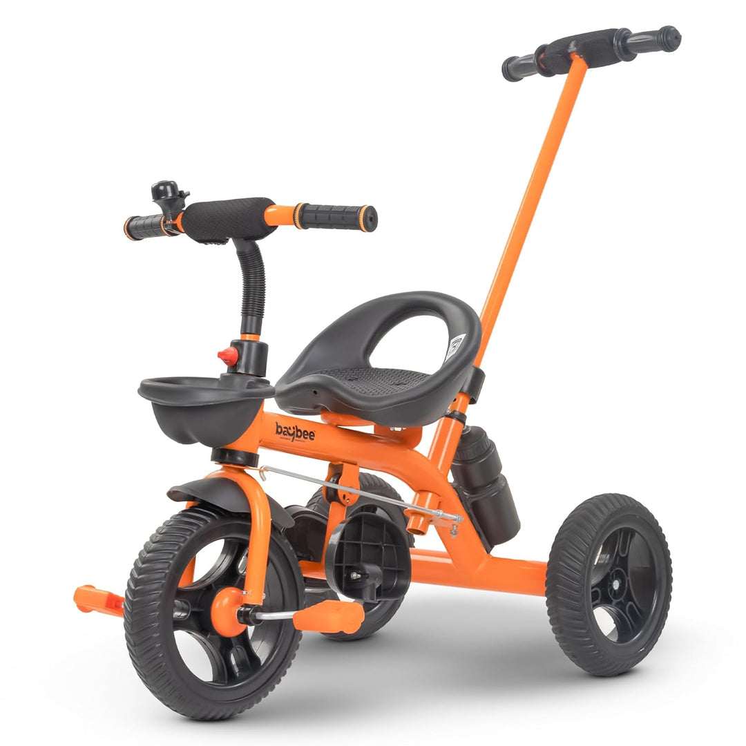 KIDZON Triker 2 in 1 Baby Tricycle for Kids | Balanced Baby Trikes with Parent Control, Sipper Bottle, Storage Basket for Toys | Children Bicycle for Kid | Kids Cycle for 2-5 Years Boy Girl