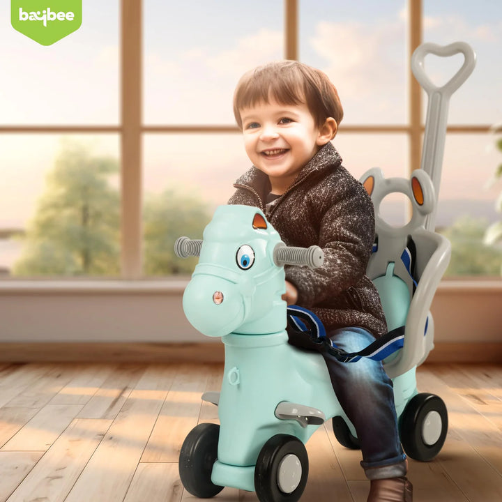 Kidzon 2 in 1 Baby Horse Rider-Kids Ride On Push Car Toy Car Rider Babies