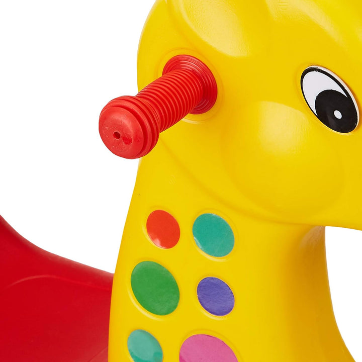Kidzon Baby Plastic Horse Rocker Ride-on Toy for Indoors and Outdoors for Boys and Girls (Multicolour)