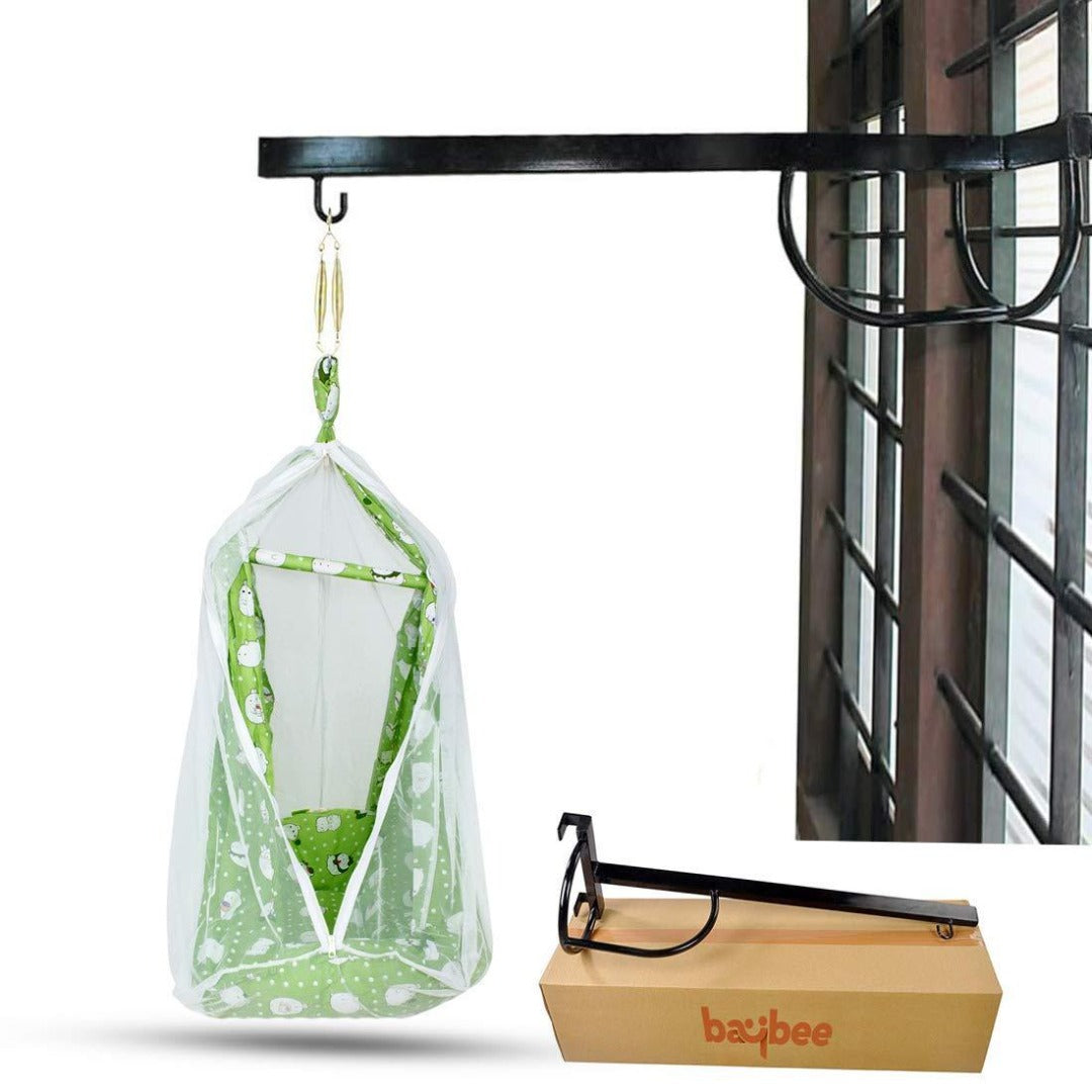 KIDZON Baby Cradle Metal Hanger for Newborn Babies (76 x 26 x cm