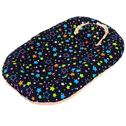 Bloom Classic Baby Bedding Set for New Born Babies with Thick Mattress & Neck Pillow | Baby Sleeping Bed | Newborn Baby Bed for Infants| Portable Bassinet-Nest for Co-Sleeping Baby 0 - 12 Months
