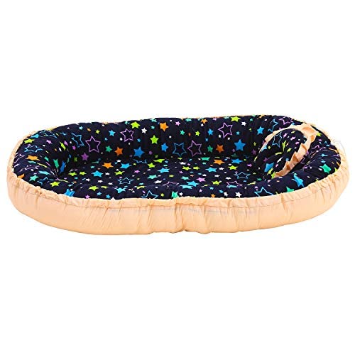 Bloom Classic Baby Bedding Set for New Born Babies with Thick Mattress & Neck Pillow | Baby Sleeping Bed | Newborn Baby Bed for Infants| Portable Bassinet-Nest for Co-Sleeping Baby 0 - 12 Months