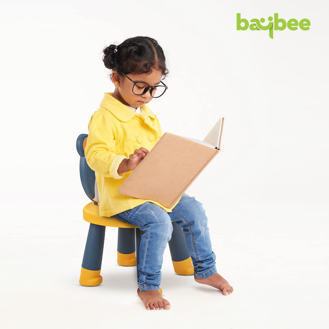 Detachable Baby Chair for Kids Study Table Chair with Non-Slip Base & High Backrest | Booster Seat for Baby | Home School Kids Chair for Baby Toddlers 1 to 5 Years Boys Girls