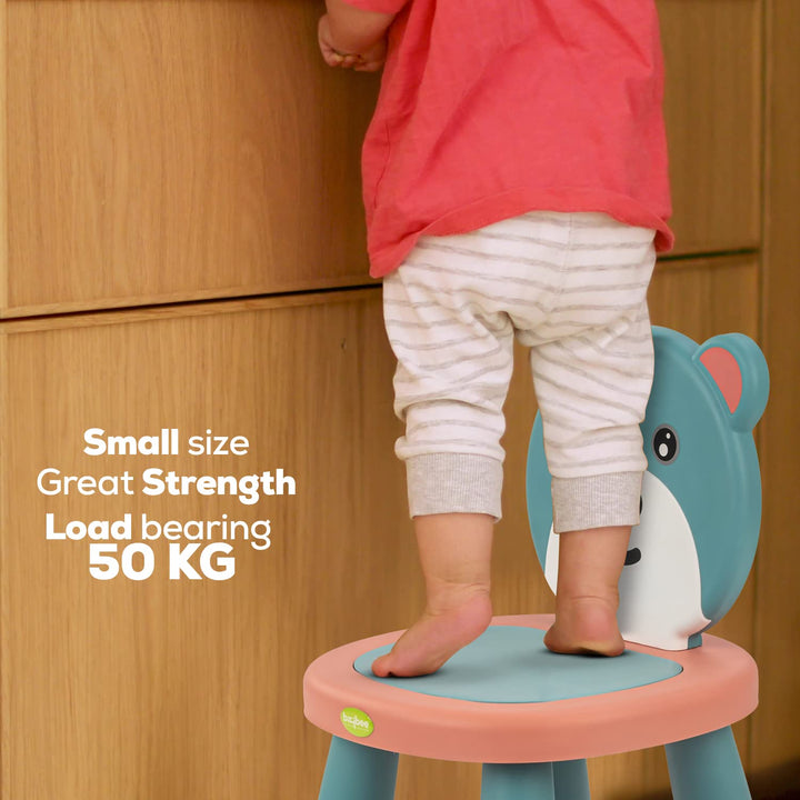 Detachable Baby Chair for Kids Study Table Chair with Non-Slip Base & High Backrest | Booster Seat for Baby | Home School Kids Chair for Baby Toddlers 1 to 5 Years Boys Girls