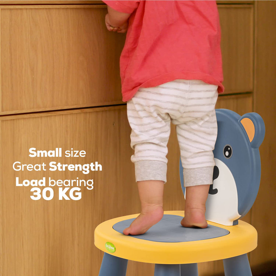 Detachable Baby Chair for Kids Study Table Chair with Non-Slip Base & High Backrest | Booster Seat for Baby | Home School Kids Chair for Baby Toddlers 1 to 5 Years Boys Girls