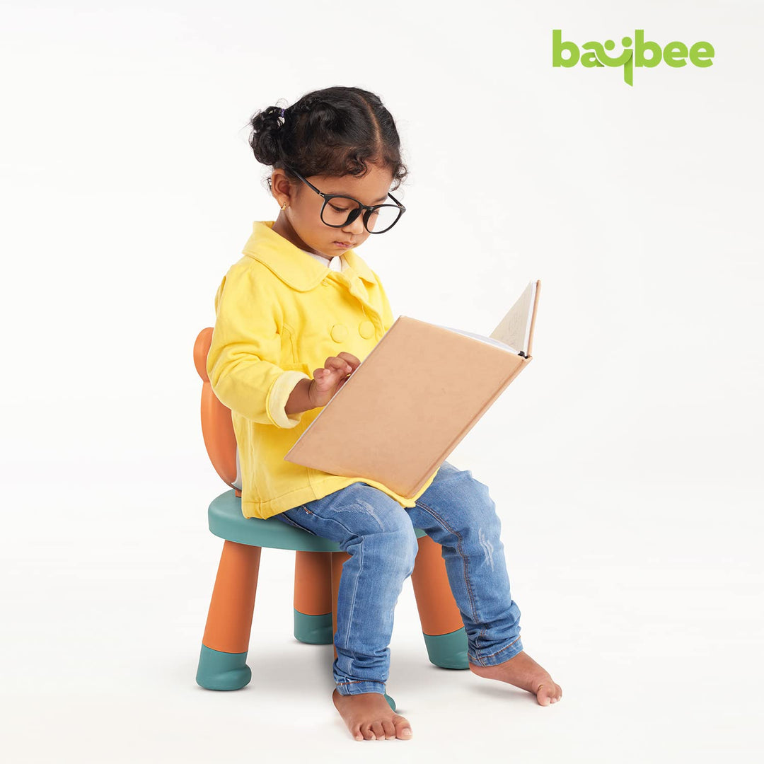 Detachable Baby Chair for Kids Study Table Chair with Non-Slip Base & High Backrest | Booster Seat for Baby | Home School Kids Chair for Baby Toddlers 1 to 5 Years Boys Girls