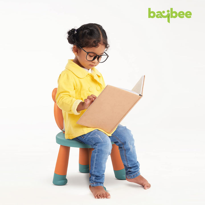 Detachable Baby Chair for Kids Study Table Chair with Non-Slip Base & High Backrest | Booster Seat for Baby | Home School Kids Chair for Baby Toddlers 1 to 5 Years Boys Girls