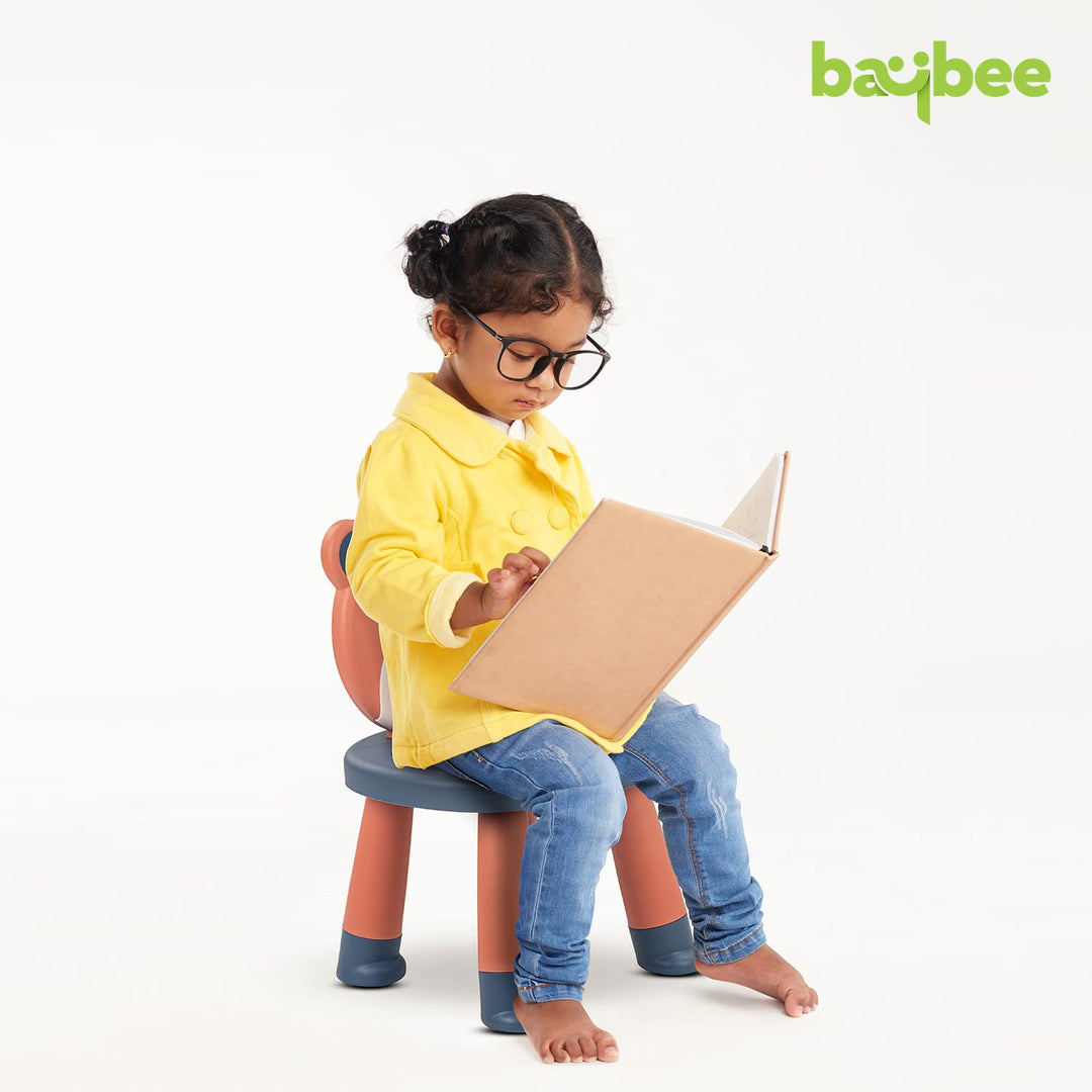 Detachable Baby Chair for Kids Study Table Chair with Non-Slip Base & High Backrest | Booster Seat for Baby | Home School Kids Chair for Baby Toddlers 1 to 5 Years Boys Girls