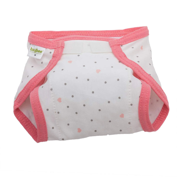 Baybee Reusable Fabric Diapers/Washable Cloth Diapers with Inserts- Adjustable Cloth Diapers for Babies Suitable for Boys & Girls Months Combo Pack of 10