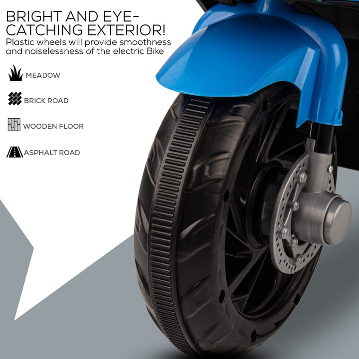 R3 Pro Battery Operated Ride on Battery Bike with Music & USB Kids Electric Bike for Kids to Drive 1 to 3 Years Boys Girls