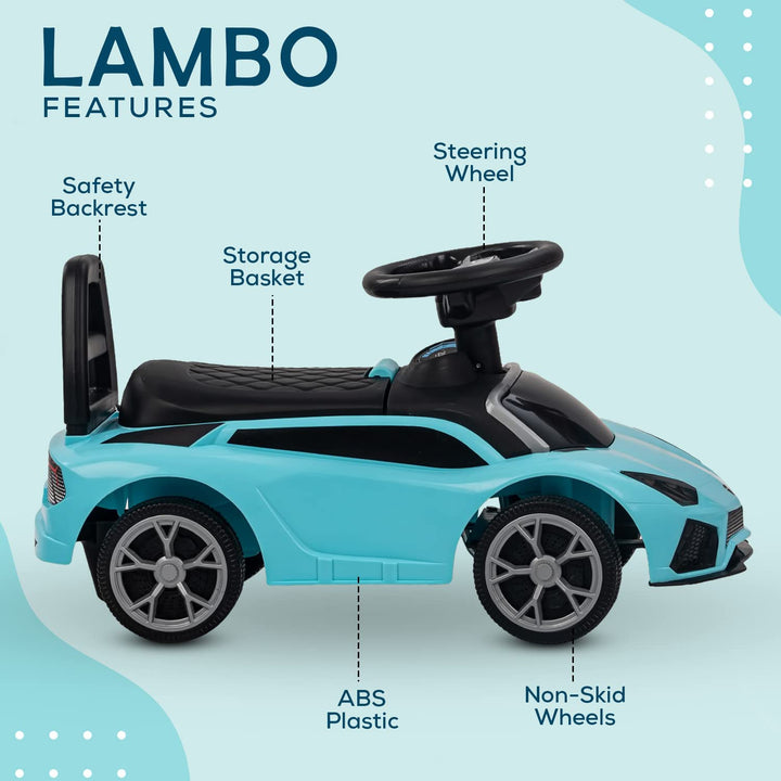 Baby Ride On Car for Kids ,Push Car Kids Car Toys for Kids with Music & High Backrest | Toddler/Infants Ride On Car Suitable Kids for Boys & Girls(1-3 Years)