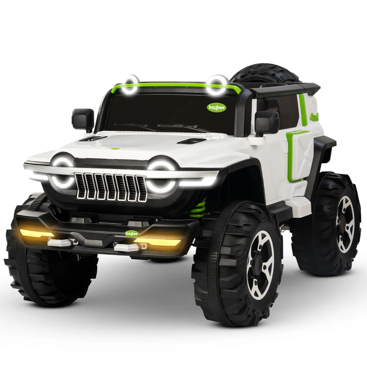 Kidzon Hulk Kids Battery Operated Jeep for Kids with Music & Light