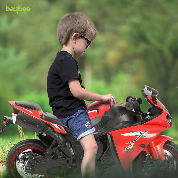 KIDZON R7 Kids Battery Operated Bike for Kids with Light & Music