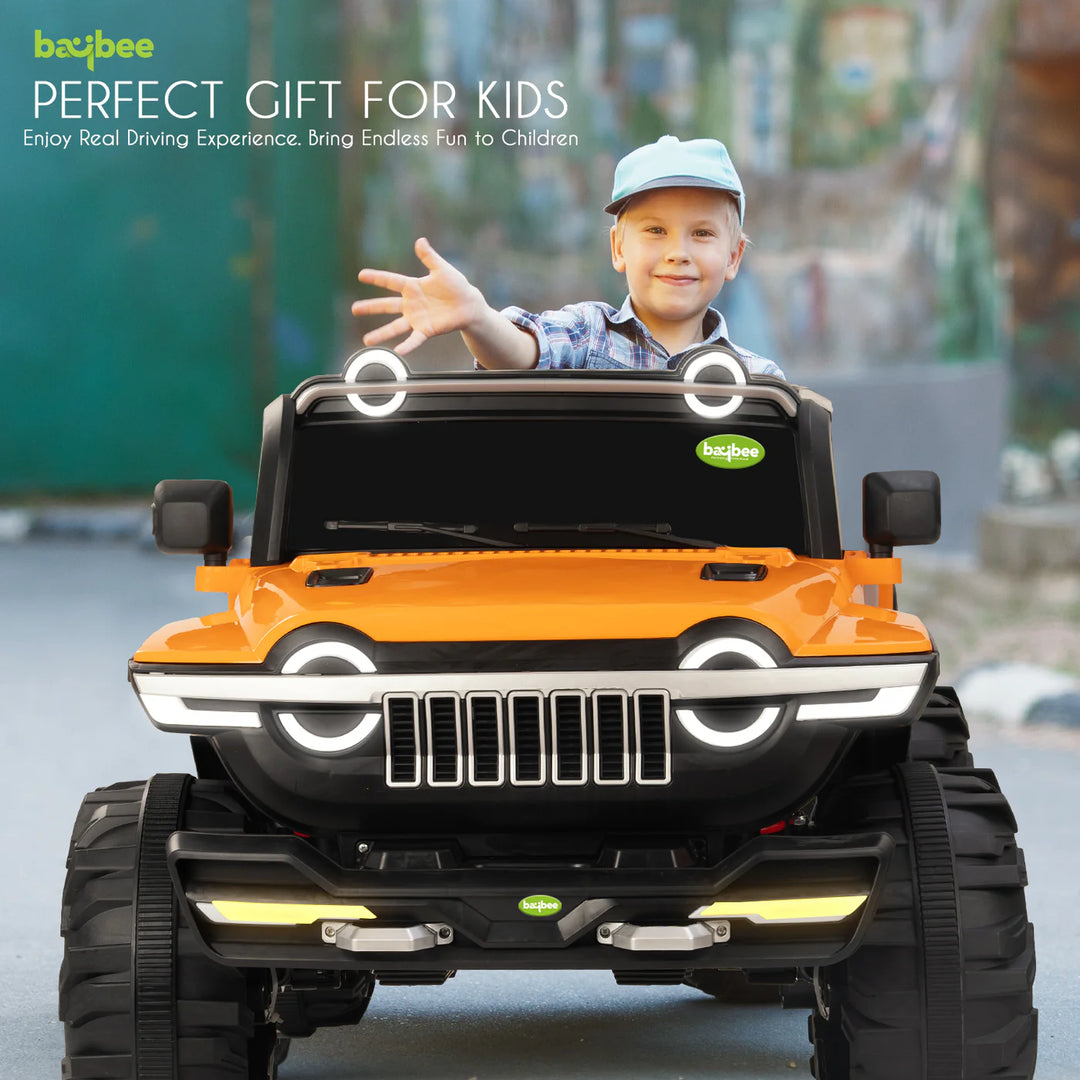 Kidzon Hulk Kids Battery Operated Jeep for Kids with Music & Light