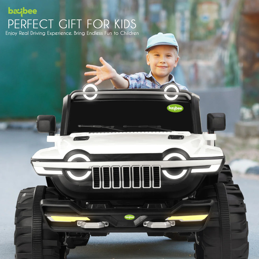 Kidzon Hulk Kids Battery Operated Jeep for Kids with Music & Light