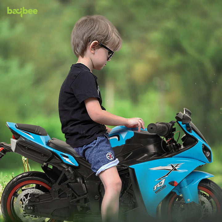 KIDZON R7 Kids Battery Operated Bike for Kids with Light & Music