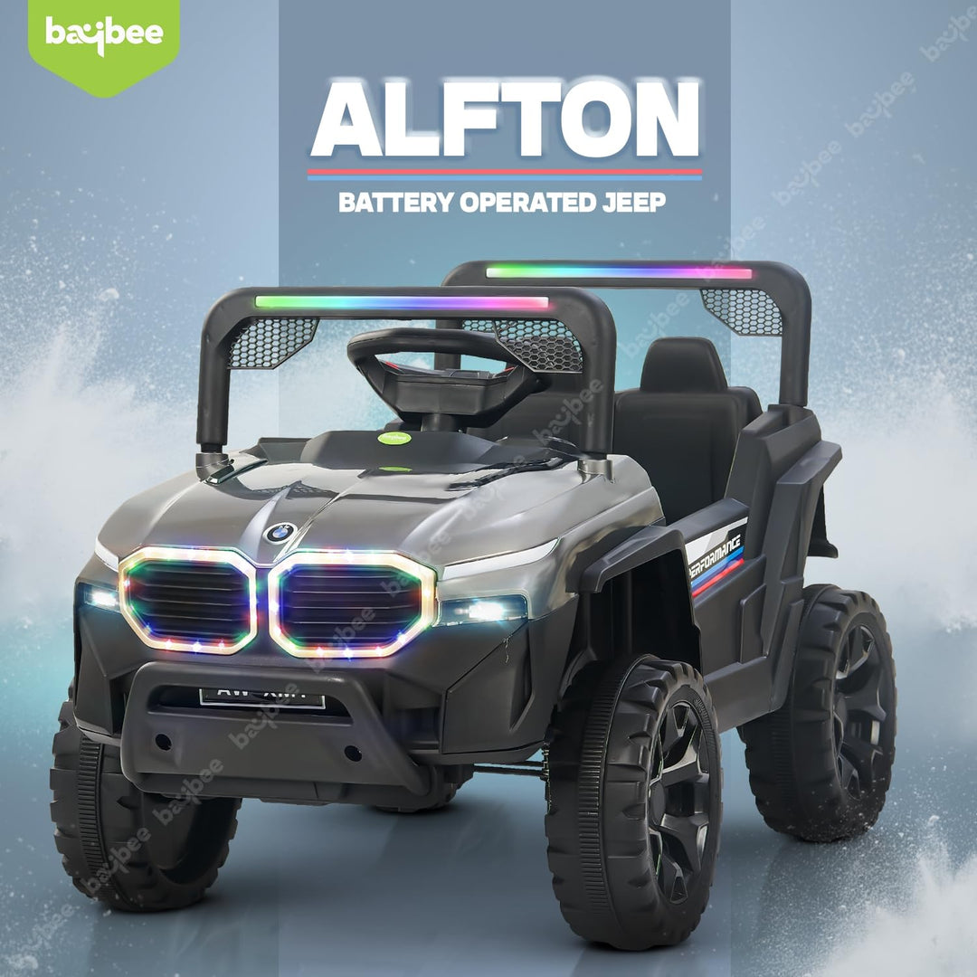 Alfton Battery Operated Jeep for Kids, Ride on Toy Kids Car