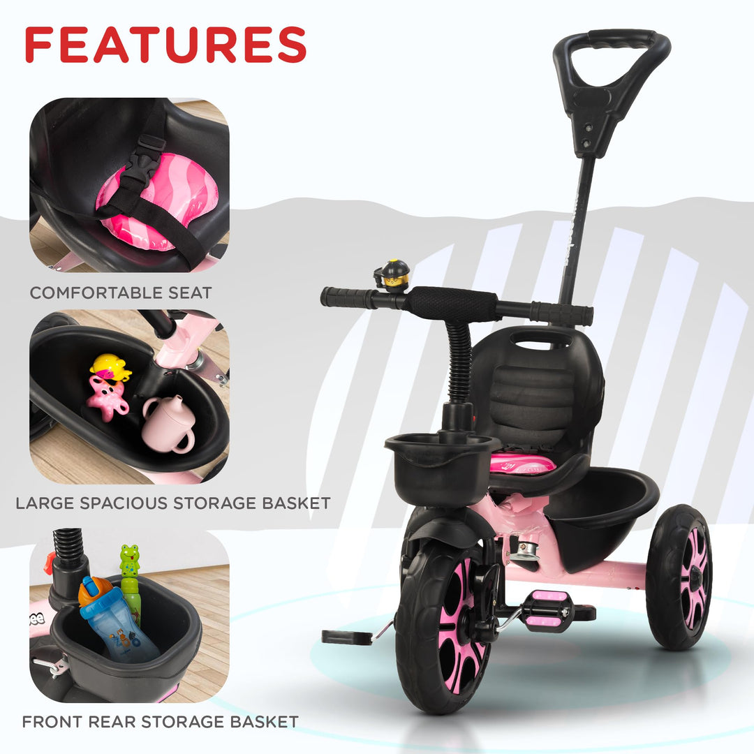 Trixg Pro Baby Tricycle for Kids, Smart Plug & Play Kids Cycle with Eva Wheels for Kids 2 to 5 Years Boy Girl