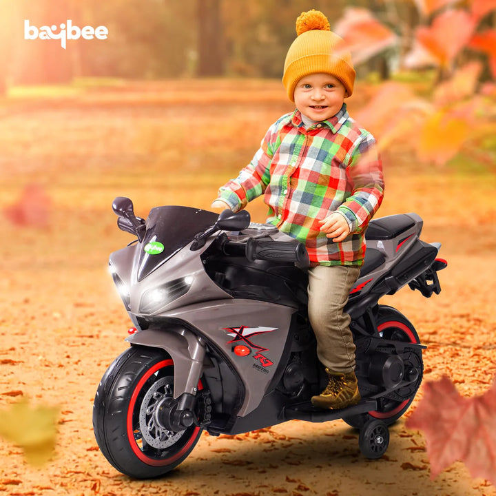 KIDZON R7 Kids Battery Operated Bike for Kids with Light & Music