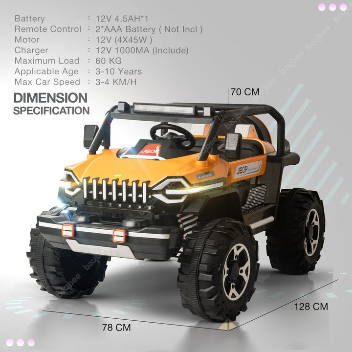 Fury Rechargeable Battery Operated Jeep for Kids