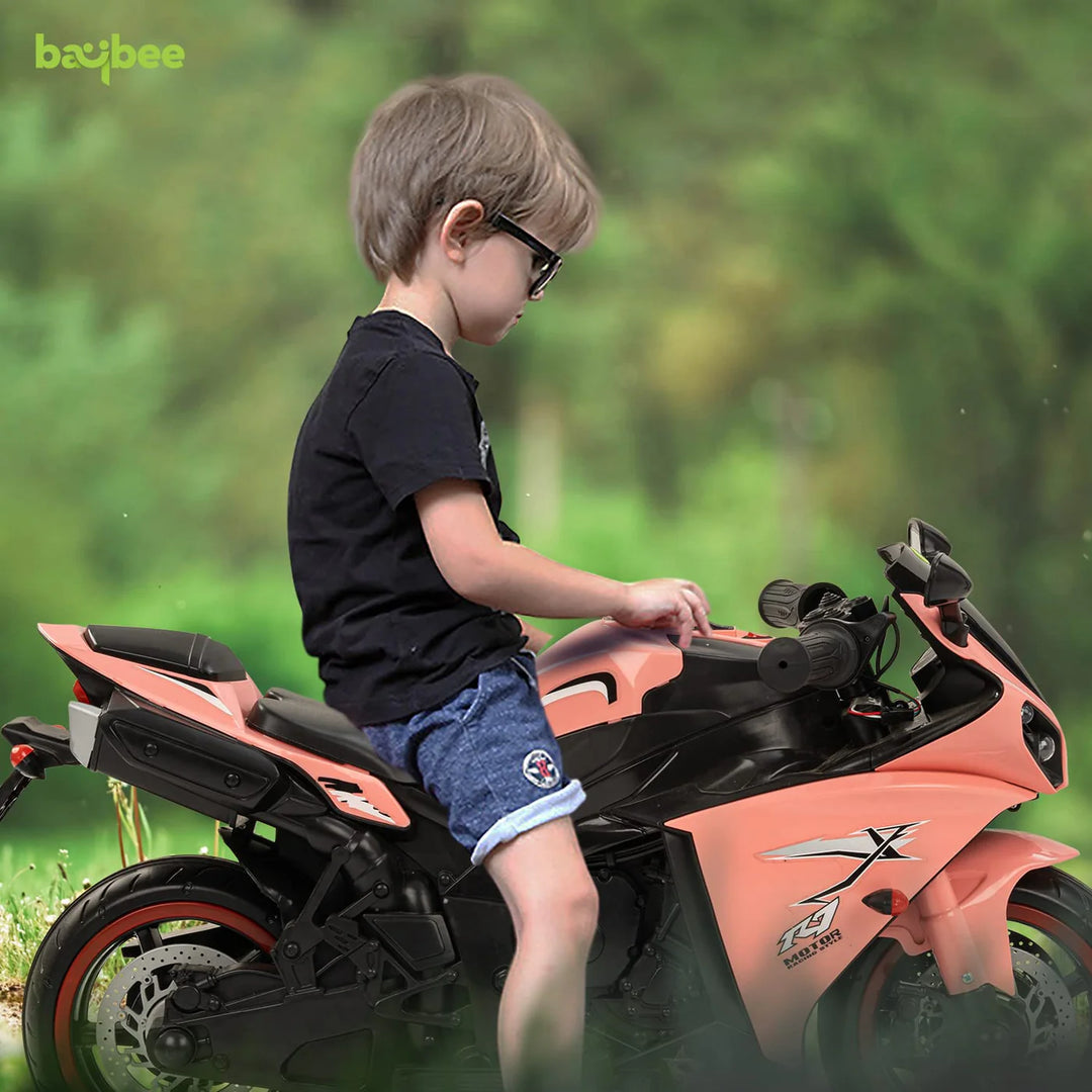 KIDZON R7 Kids Battery Operated Bike for Kids with Light & Music