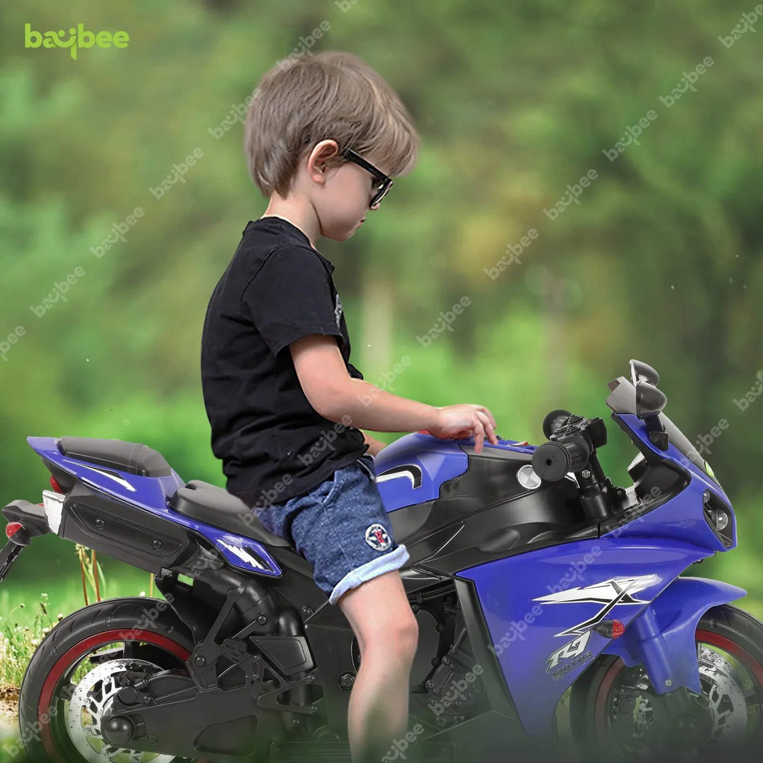 KIDZON R7 Kids Battery Operated Bike for Kids with Light & Music