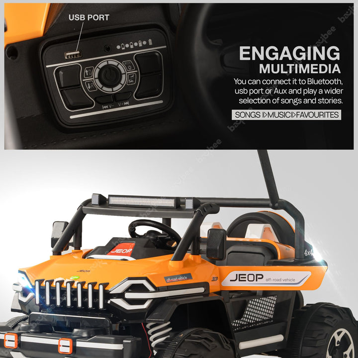 Fury Rechargeable Battery Operated Jeep for Kids