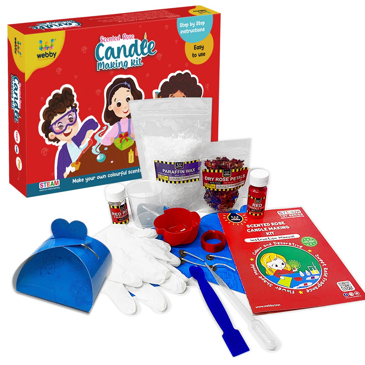 Small World Toys Jazzy Gel Candle Making Kit