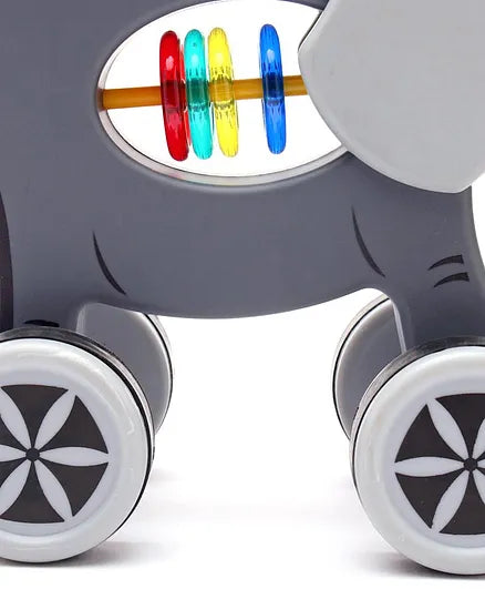 Virgo Toys Pull Along Buddy Elephant - Grey