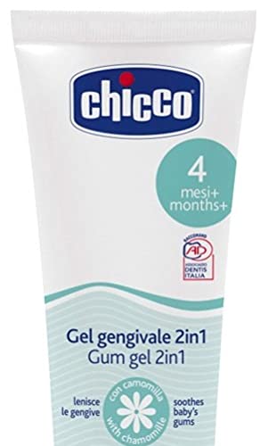 Chicco Gum Gel with Fingerstall 2in1 Kit (White)