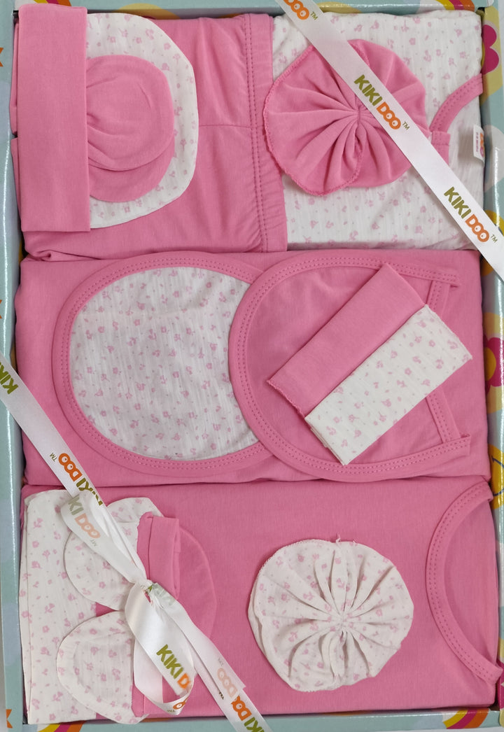 14 Pieces Full Sleeves New Born Baby Gift Set, Infant Gift Set, Cotton Clothing Set