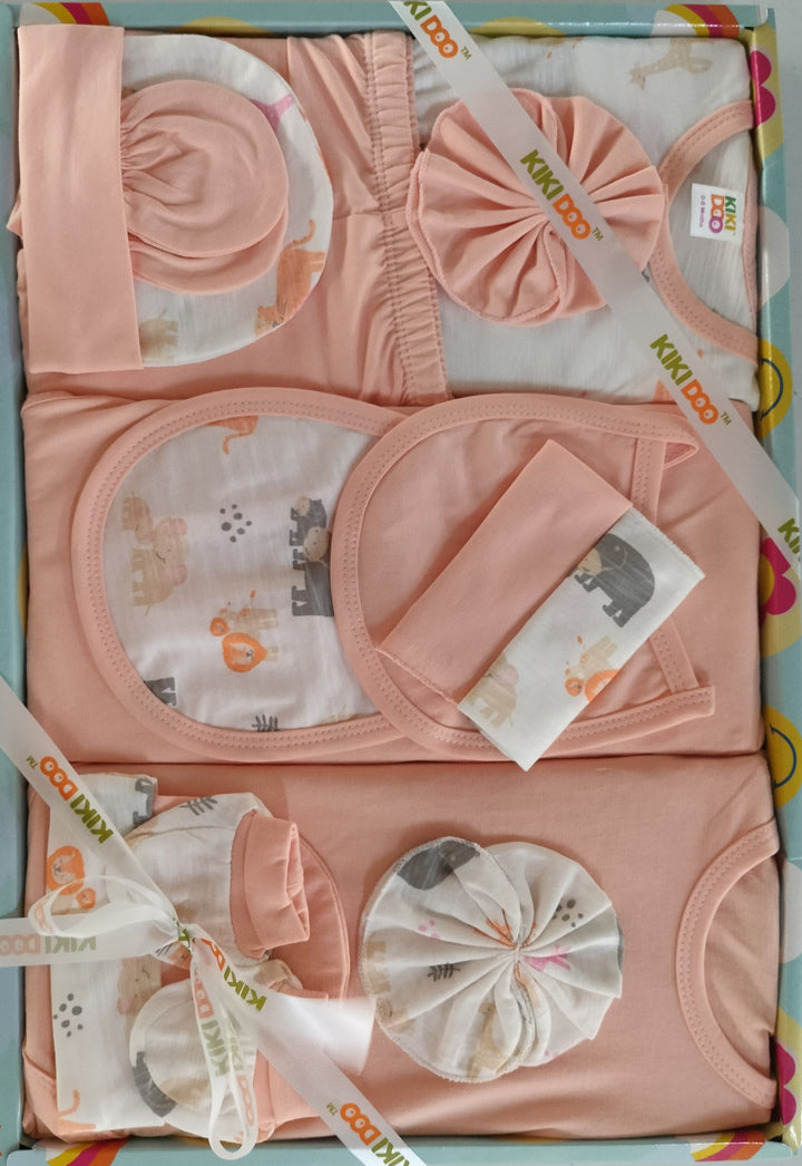 14 PIECES FULL SLEEVES NEW BORN BABY GIFT SET, INFANT GIFT SET