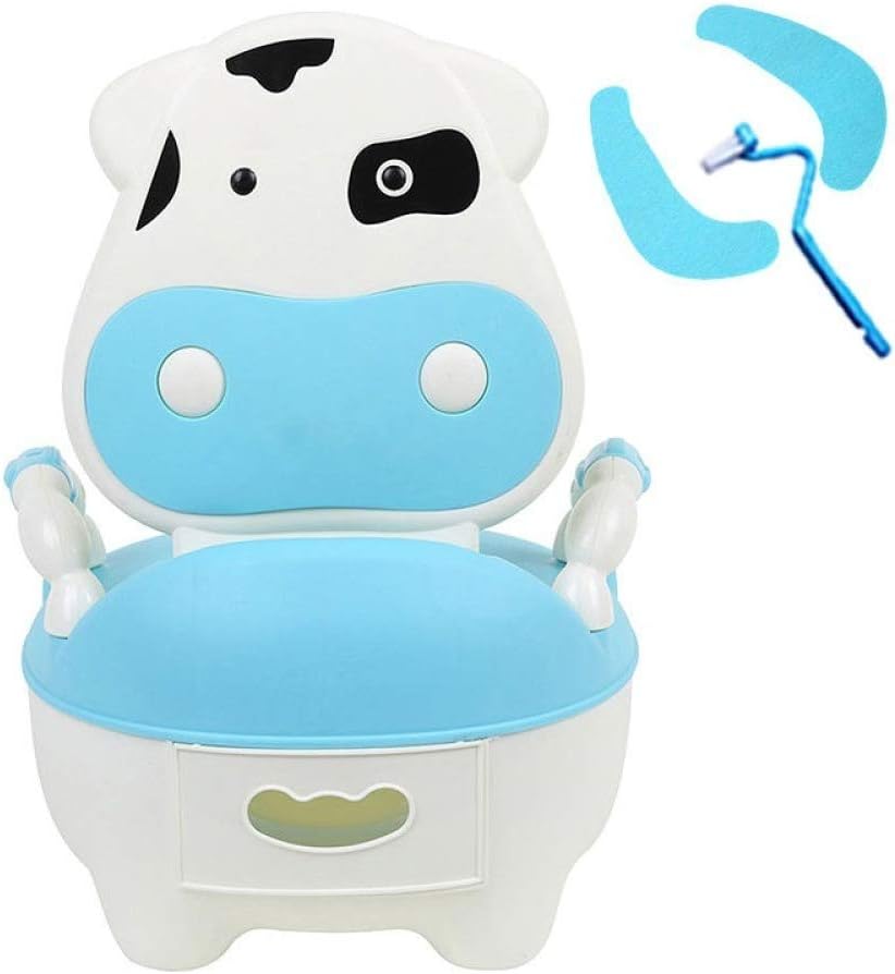 Children's Toilet Trainer, Potty Chair Seat for Boys and Girls, Animal Potty Cow
