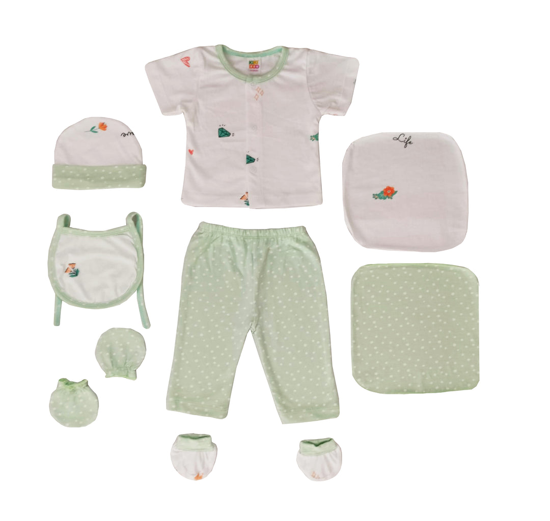 8 Pieces New Born Baby Gift Set, Infant Gift Set, Cotton Clothing Set for Boys and Girls(0-3 Months)