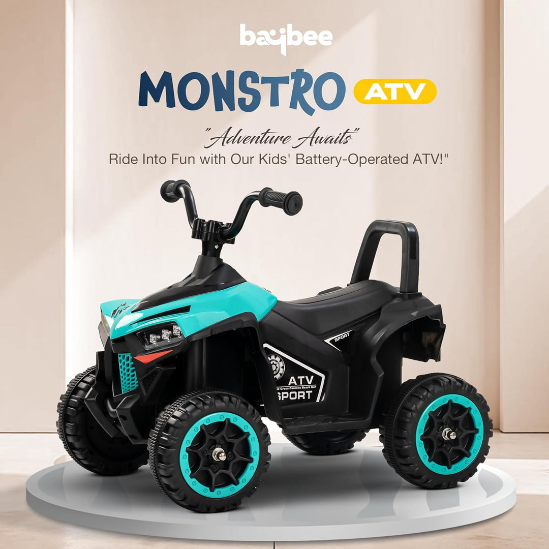 Monstro ATV Country Beach Rechargeable Battery Operated/Powered Ride on Car