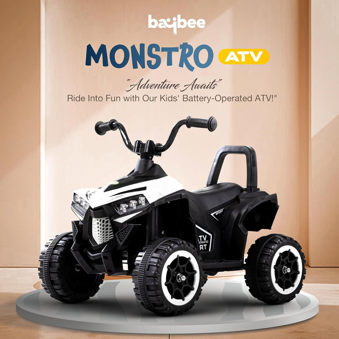 Monstro ATV Country Beach Rechargeable Battery Operated/Powered Ride on Car