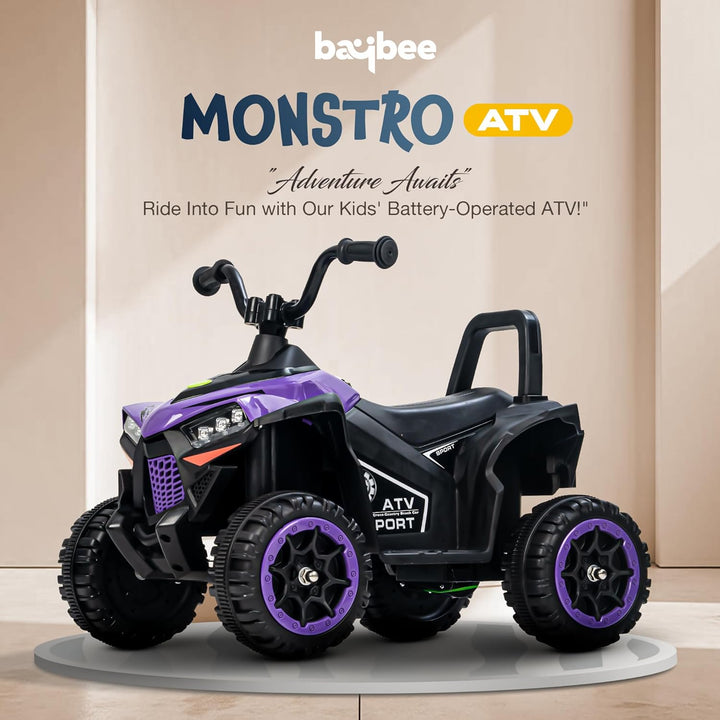 Monstro ATV Country Beach Rechargeable Battery Operated/Powered Ride on Car