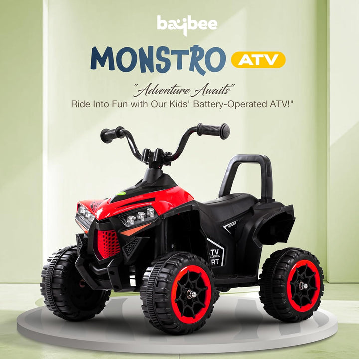 Monstro ATV Country Beach Rechargeable Battery Operated/Powered Ride on Car