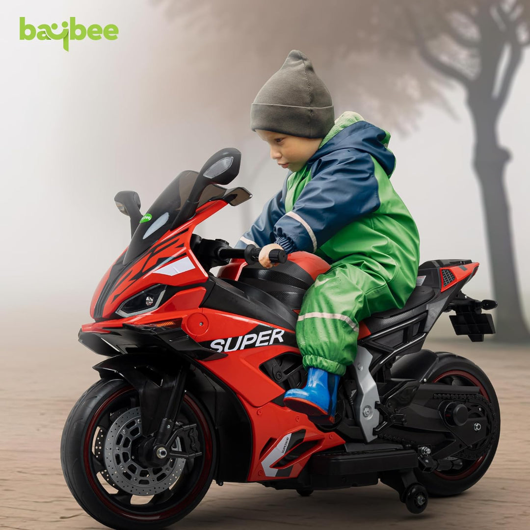Battery Operated Bike for Kids with LED Light & Music | Baby Ride on Toy