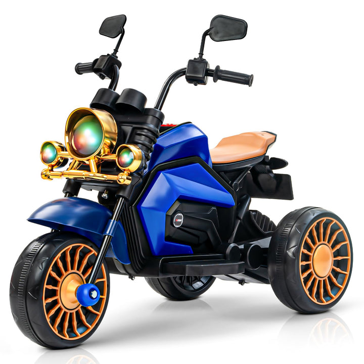 KIDZON Brony Electric Bike for Kids, Ride on Toys Kid Bikes with LED Light, Bluetooth & USB Music | Rechargeable Baby Bike | Battery Operated Bike for Kids to Drive 1 to 4 Years