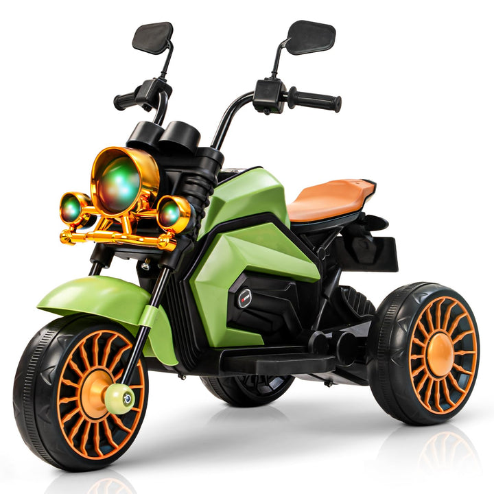 KIDZON Brony Electric Bike for Kids, Ride on Toys Kid Bikes with LED Light, Bluetooth & USB Music | Rechargeable Baby Bike | Battery Operated Bike for Kids to Drive 1 to 4 Years