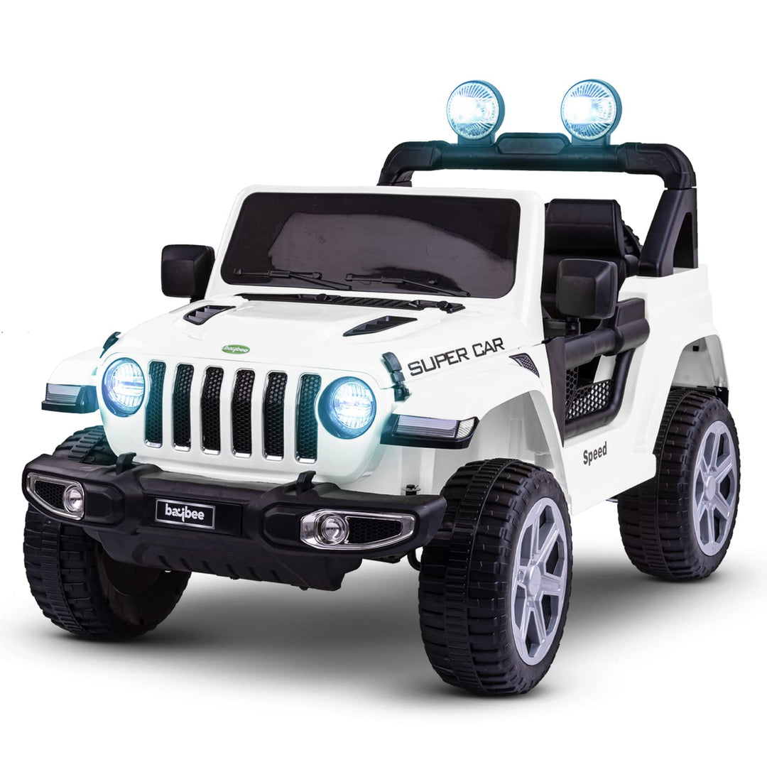 Robicun Battery Operated Car Jeep for Kids, Ride on Toy Kids Car