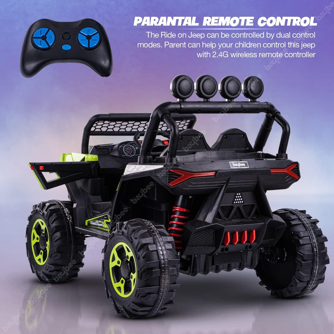 Battery Operated Jeep for Kids with Bluetooth, Music & Light | Rechargeable Car | Electric Jeep Car for Kids 3 to 8 Years Boys Girls