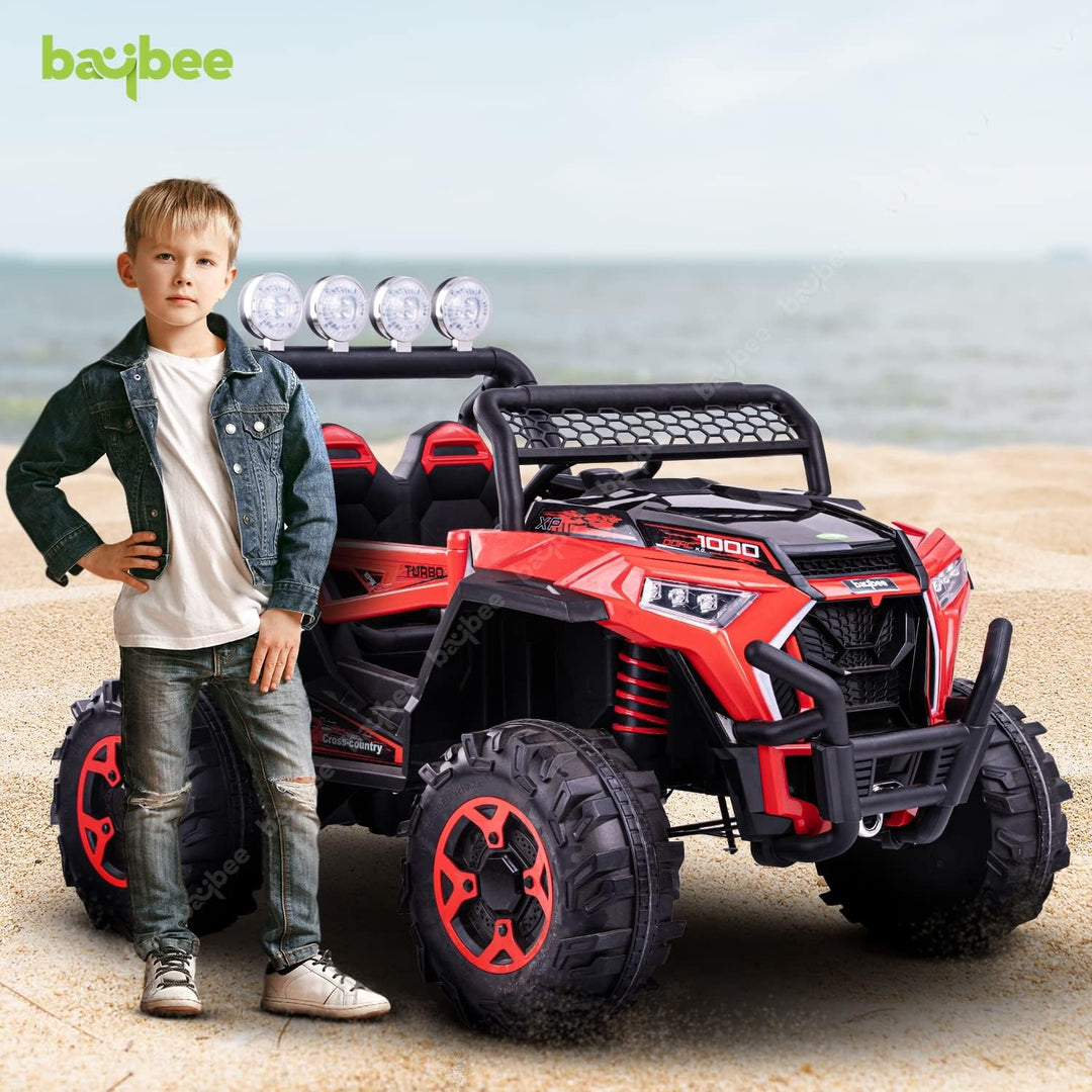 Battery Operated Jeep for Kids with Bluetooth, Music & Light | Rechargeable Car | Electric Jeep Car for Kids 3 to 8 Years Boys Girls