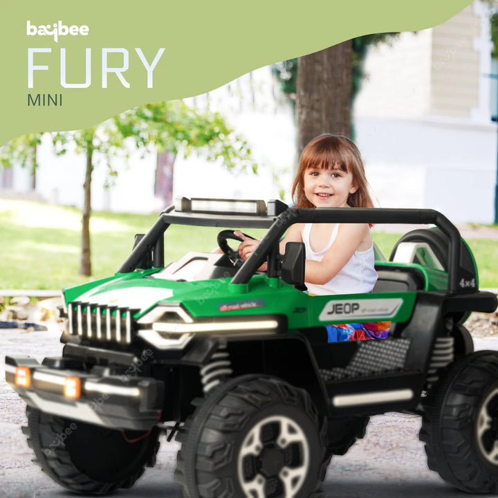 KIDZON Fury Rechargeable Battery Operated Jeep for Kids