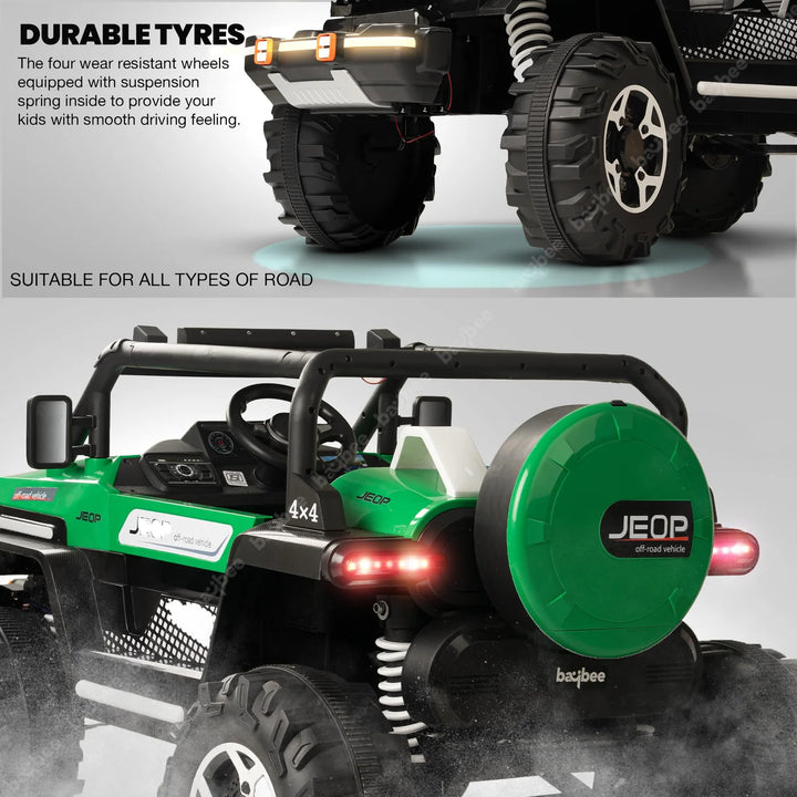 KIDZON Fury Rechargeable Battery Operated Jeep for Kids