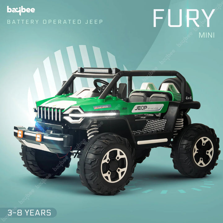 KIDZON Fury Rechargeable Battery Operated Jeep for Kids