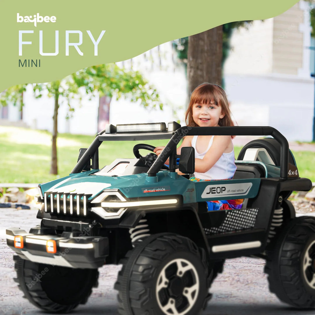 KIDZON Fury Rechargeable Battery Operated Jeep for Kids