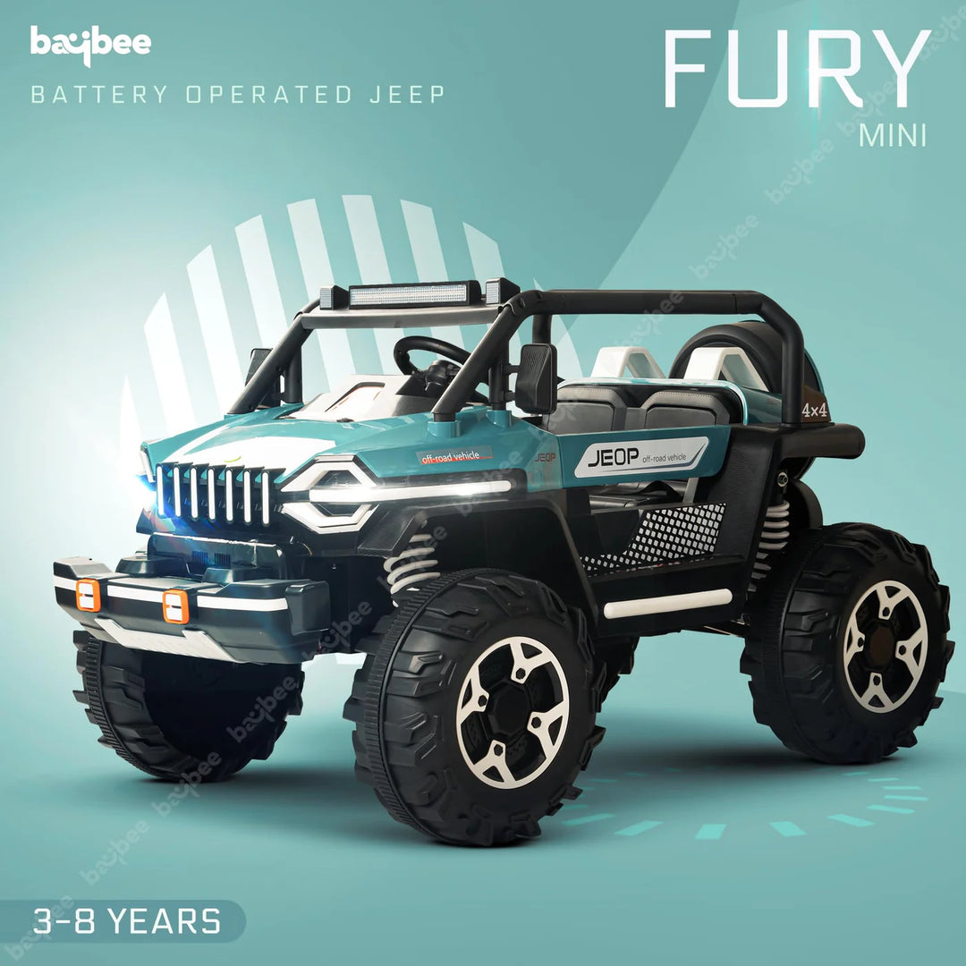 KIDZON Fury Rechargeable Battery Operated Jeep for Kids