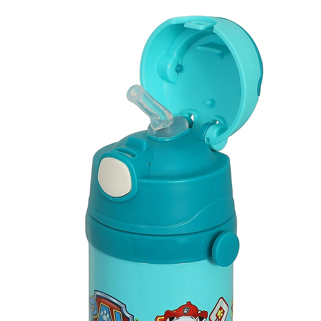 Youp Stainless Steel Green Color Paw Patrol Kids Insulated Double Wall Sipper Bottle Scooby - 500 ml